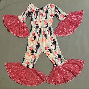 Sequined Christmas Romper